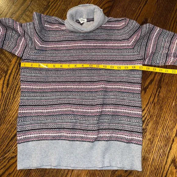 LL Bean Stripe Turtleneck - Picture 3 of 5